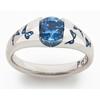 Neuer kupferbeschichteter Edelstahl Schmetterling Zirkonia Ring für Damen Herren Ring Schmuck Zubehör Größe 6-11