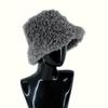 Cappello da pescatore invernale da donna in lana di agnello, cappello a cloche alla moda, cappello caldo con tesa larga, cappello da donna WGLUVF taglia unica per tutte