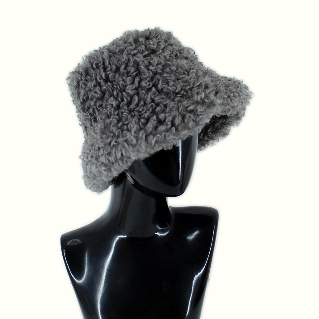 Cappello da pescatore invernale da donna in lana di agnello, cappello a cloche alla moda, cappello caldo con tesa larga, cappello da donna WGLUVF taglia unica per tutte