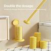 Disposable Toilet Brush Kit with Removable Heads for Bathroom Germ-Free and Efficient Strain-Free Cleaning