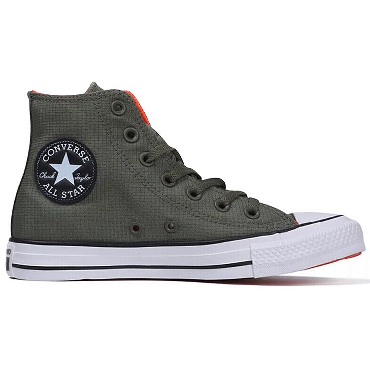 Converse Chuck Taylor All Star Comfortable High-Top Canvas Shoes Unisex Sneakers Gray-Green 162391C