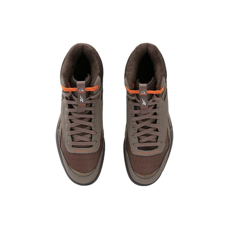 Nautica X Reebok Bb4000 Ii Mid Sport Mid Top Vintage Basketball Shoes Unisex Brown 100245908