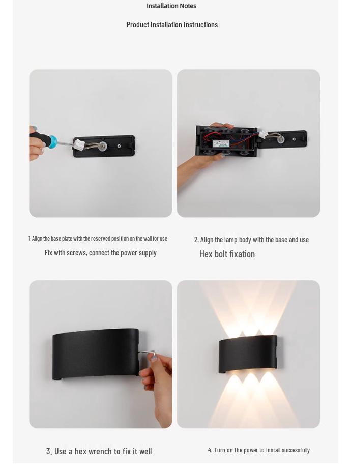 Ultra-Thin LED Waterproof Wall Light: Balcony, Hallway, Staircase, Corridor Spotlight with Colorful Single-Head Design for Bedside or KTV.