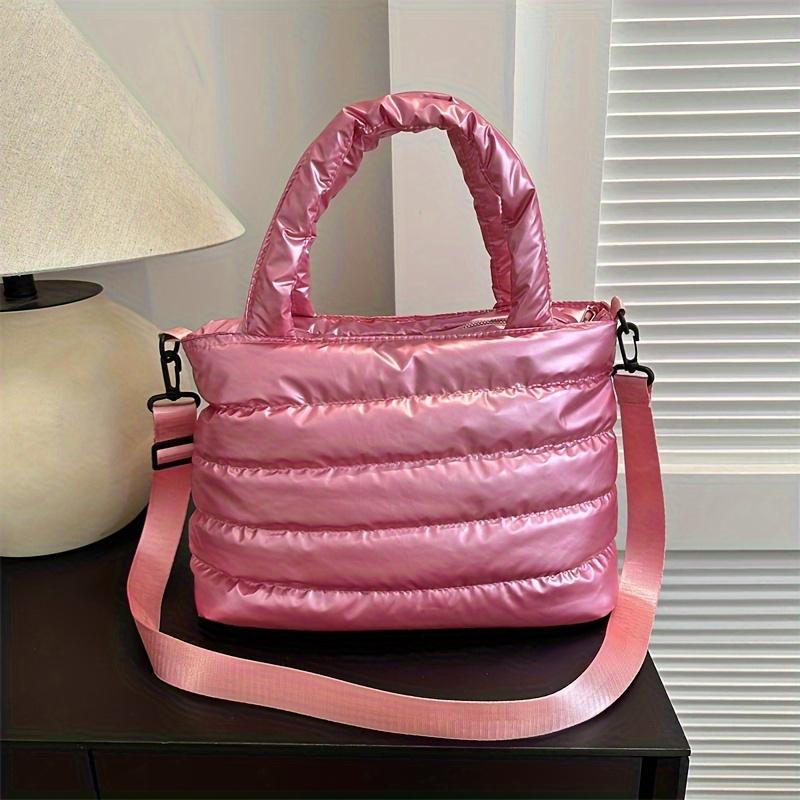 1pc Fashion Padded Bag, Trendy Shoulder Bag, Women'S Casual Handbag & Tote Purse