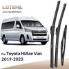For Toyota HiAce Van H300 -   Wiper Front & Rear Wiper Blades Windshield Windscreen Window Brushes 24"+20"+16"