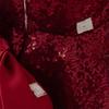 Kids Girls Santa Claus Xmas Princess Sequins Dress Children Christmas New Year Cosplay Costumes Kindergarten Performance Role Play Outfit