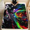 Naruto Home Lounge Printed Flannel Blanket, Warm Comfort Cover for Sofa, Bed, Chair and Outdoor Journey.-TING