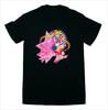 Japanese Anime Sailor Moon New T-shirt Pink Star Wink Men's T-shirt Summer New Retro Men's and Women's Streetwear