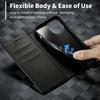 Luxury Carbon Fiber Leather Wallet Case For iPhone 15 14 16 Pro Max 13 12 11 XS X Plus XR SE 2025 Magnetic Flip Book Bag Cover
