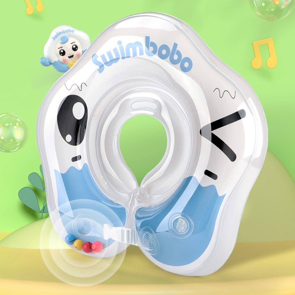 Cartoon Inflatable Neck Band for Newborn Babies Petal-shaped Baby Bath Collar  Swimming Pool