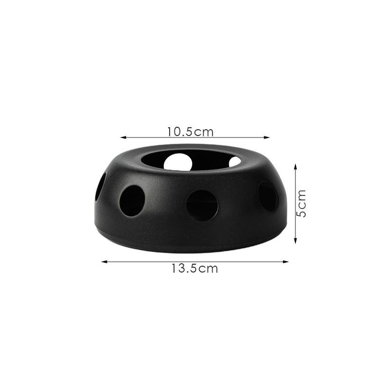 Stainless Steel Round Base Candle Heater Teapot Warmer for Coffee Milk Tea Cup Holder Home Kitchen Accessory