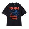 Reading Is My Favorite Sport Funny Graphic T Shirt Unisex Women Fashion High Quality Tshirts Oversized Vintage 100 Cotton TShirt