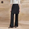Women's High-Waist Flared Casual Trousers