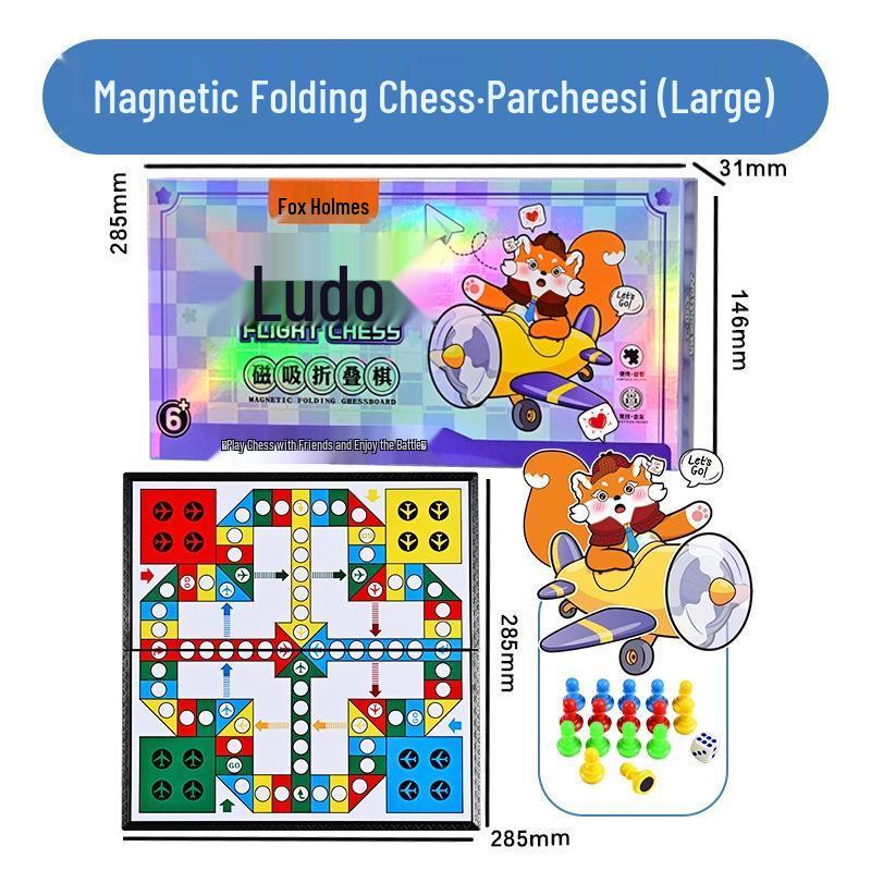 JINGRUIXIANG Magnetic Portable Multi-Game Board Set