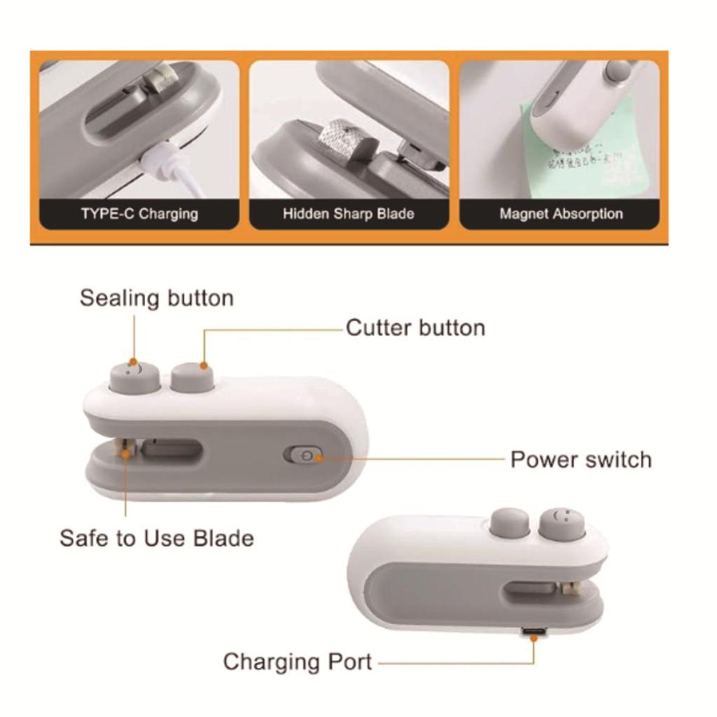 Portable Mini Vacuum Food Sealing Machine for Small Household Use