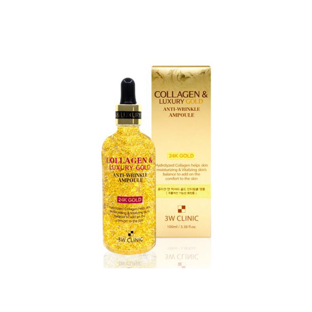 

[3W CLINIC] Collagen & Luxury Gold Ампула против морщин 100 мл