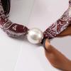 Office Ready Magnetic Neck Scarf for Women, Printed Smooth Scarflette with Clasp Closure for Daily Outfit Wear