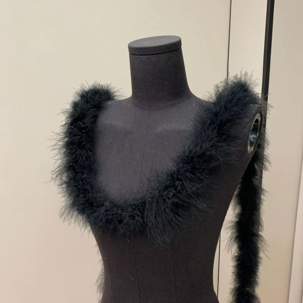 New 2 Meter Decorative Strip Faux Fur DIY Apparel Sewing Fluffy Trim Home Decor Cuff Strip Artificial Fur Decoration