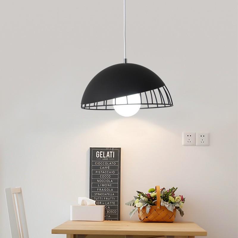 Luminária pendente LED criativa nórdica - Lustre de alumínio estilo europeu para bares e restaurantes