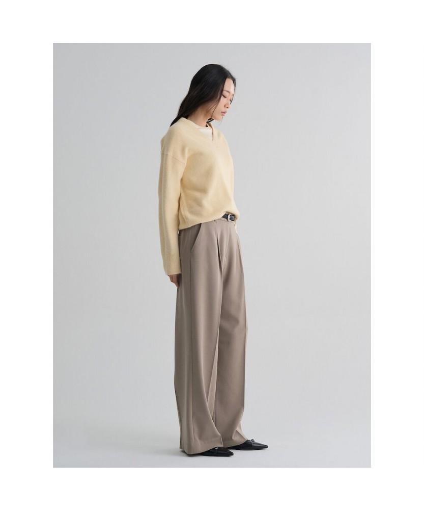 8SECONDS Soft Touch V-Neck Long Sleeve Pullover Yellow