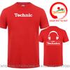 Technics Headphone Print T Shirts Unisex Disco Dj Party House Detroid Harajuku Fashion T Shirt Oversized Tshirt Trendy Dj Tee Tops