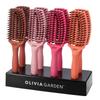 Olivia Garden Finger Brush Blush Hot Pink