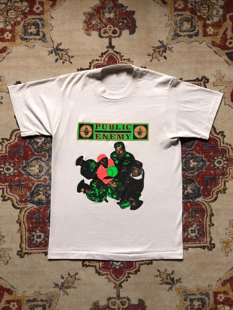

Vintage Public Enemy Hip Hop Rap Tour Tshirt Size S to 5XL UR156 Unisex T-Shirt XXXXL