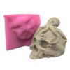 Octopus Skull Decoration 3D Candle Soap Mould DIY Candle Epoxy Handmade Mold