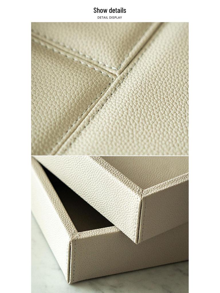 Luxuriöses Leder Tablett für Dekoration & Aufbewahrung
