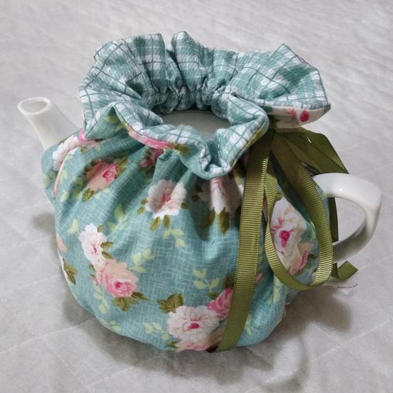 Čajová konvice Cozies Stahovací kryt Prachový kryt Kolibřík Květiny Vzor Tepelná izolace Ohřívač čajové konvice pro ženy Domácí dekorace Kuchyň Dárek