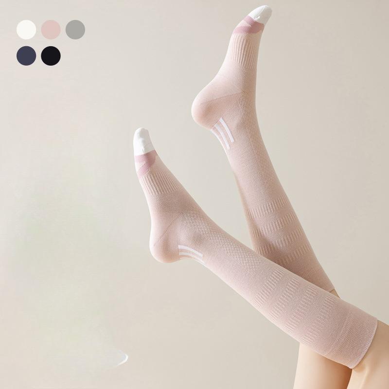 Socks, Anti-odor, Long Stockings, Anti-slip, Running, Yoga, Women's Calf Socks, Pressure Socks, Slimming, Spring and Autumn Socks, Slimming Legs