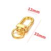 10Pcs Metal Universal Buckle Bag Buckle Multi Color Optional Key Buckle Alloy Buckle Lobster Buckle Bag Accessories