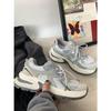 Versatile thick-soled women's spring and autumn small people increase their height, new fried street European sports and leisure shoes