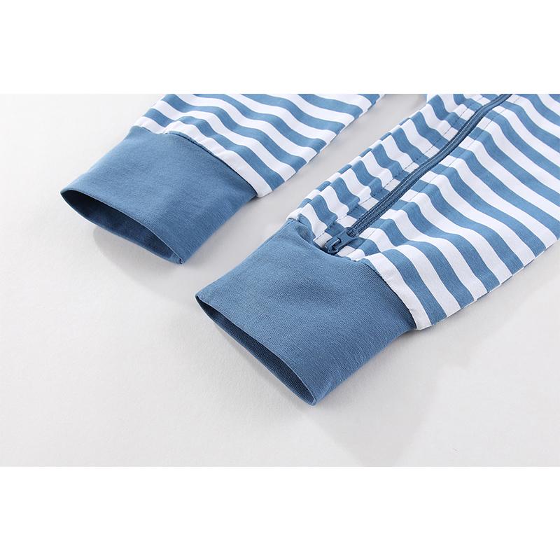 2-teiliger Baby Jungen Mädchen modischer kurzärmliger Overall mit Reißverschluss Baumwolle weich Neugeborenenkleidung