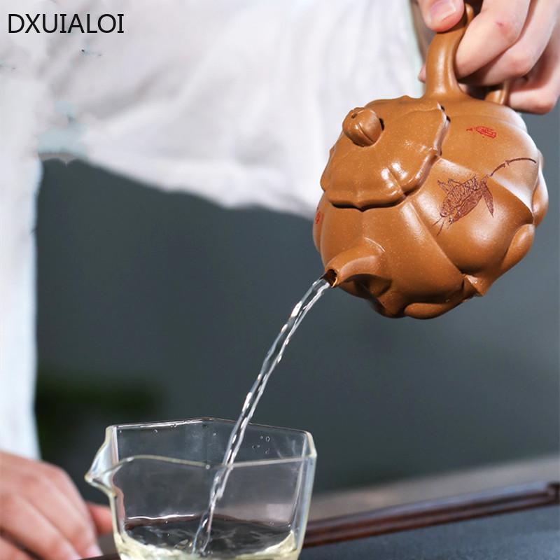 Handmade Purple Clay Pot Old Mud Is Easy To Be Wrapped High Quality Teapot Ceramic Kettle Chinese Style Kungfu Tea Set Tea Pot