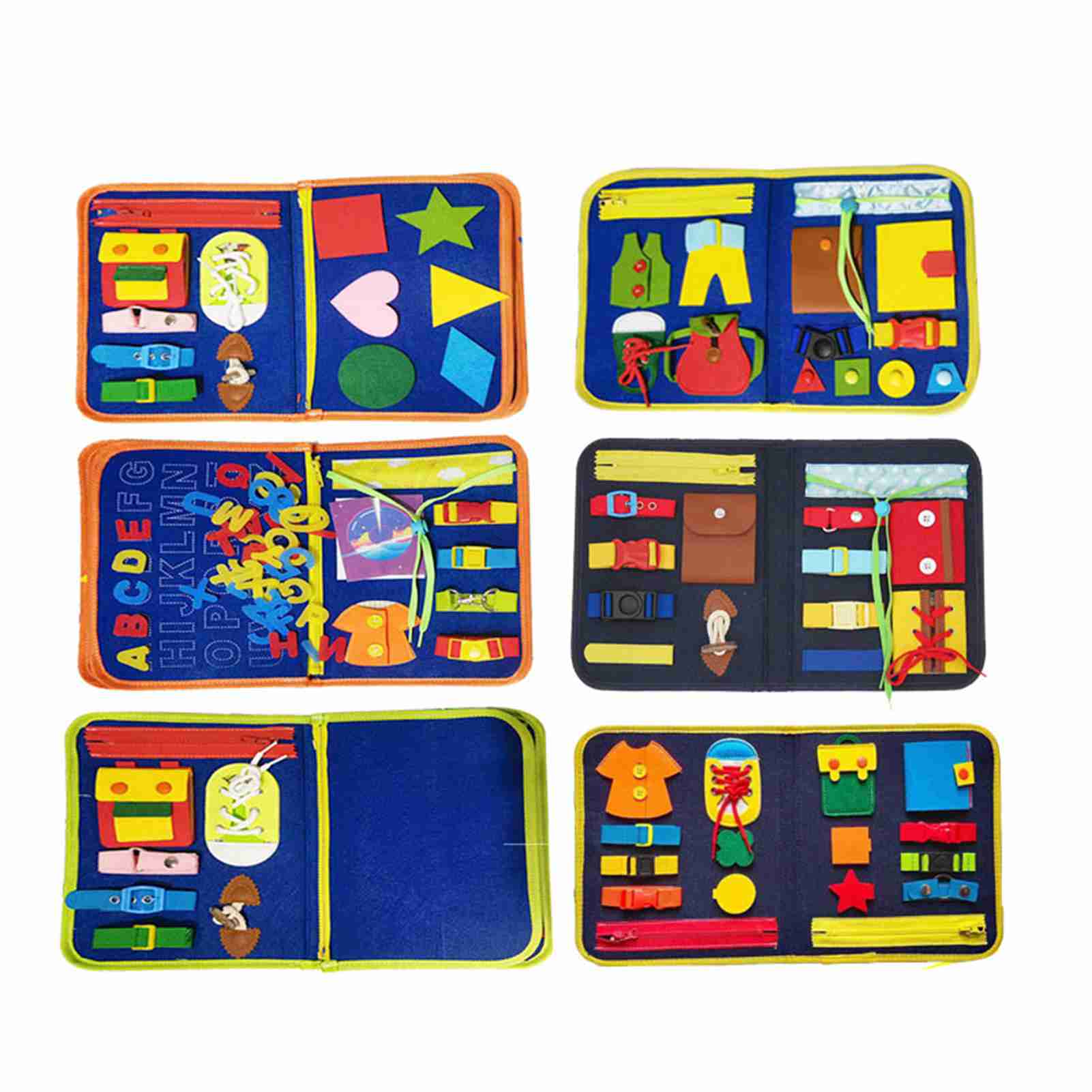 

Felt Busy Board Toddlers Learn to Dress and Tie Shoelaces Bag Busy Board Early Childhood Education Practice Board Large