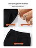 Women's Lambswool Wide-Leg Pants: 2026 Autumn/Winter One-Piece, Plus Velvet, Thick, Warm Mother's Pants