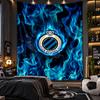 Wall Hanging Tapestry Club Brugge FC Print Cloth for Living Room Bedroom Home Decor