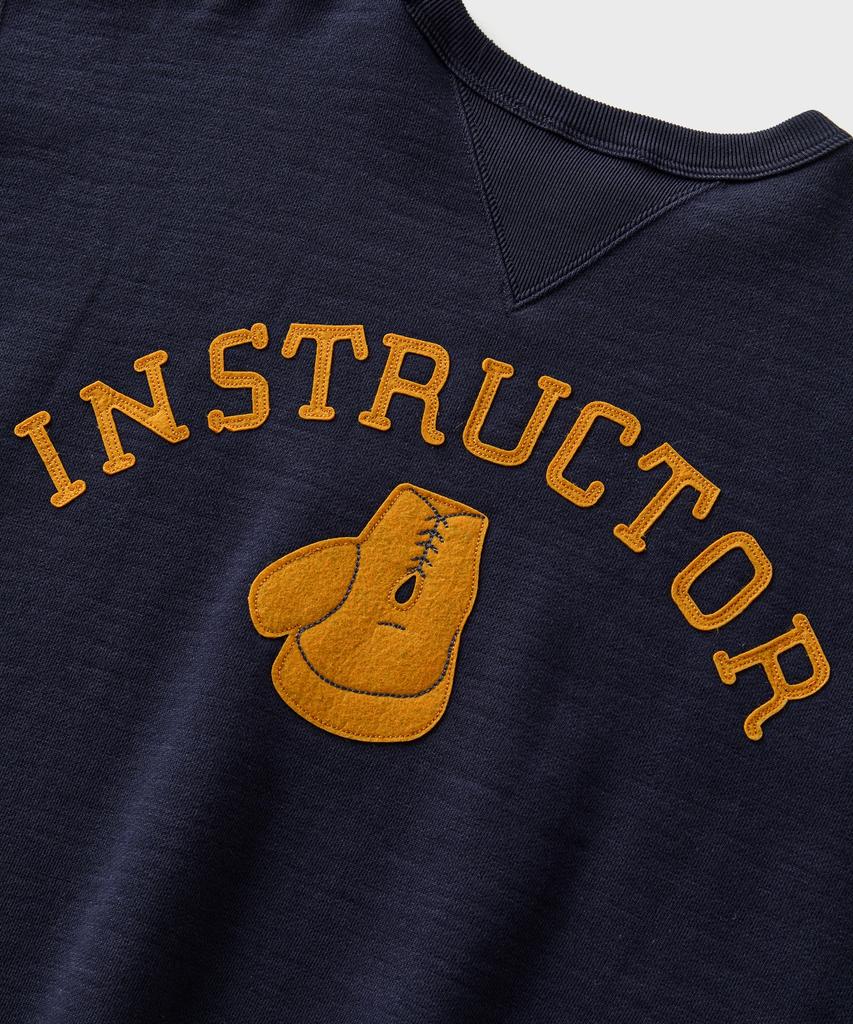 BRONSON Navy Yard Instructor Reverse Weave Sweatshirt Navy
