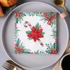 Christmas Printed Napkins - Festive Dining & Bakery Paper Napkins, Disposable Handkerchief Tissue for Home, Restaurant 20pcs/pack