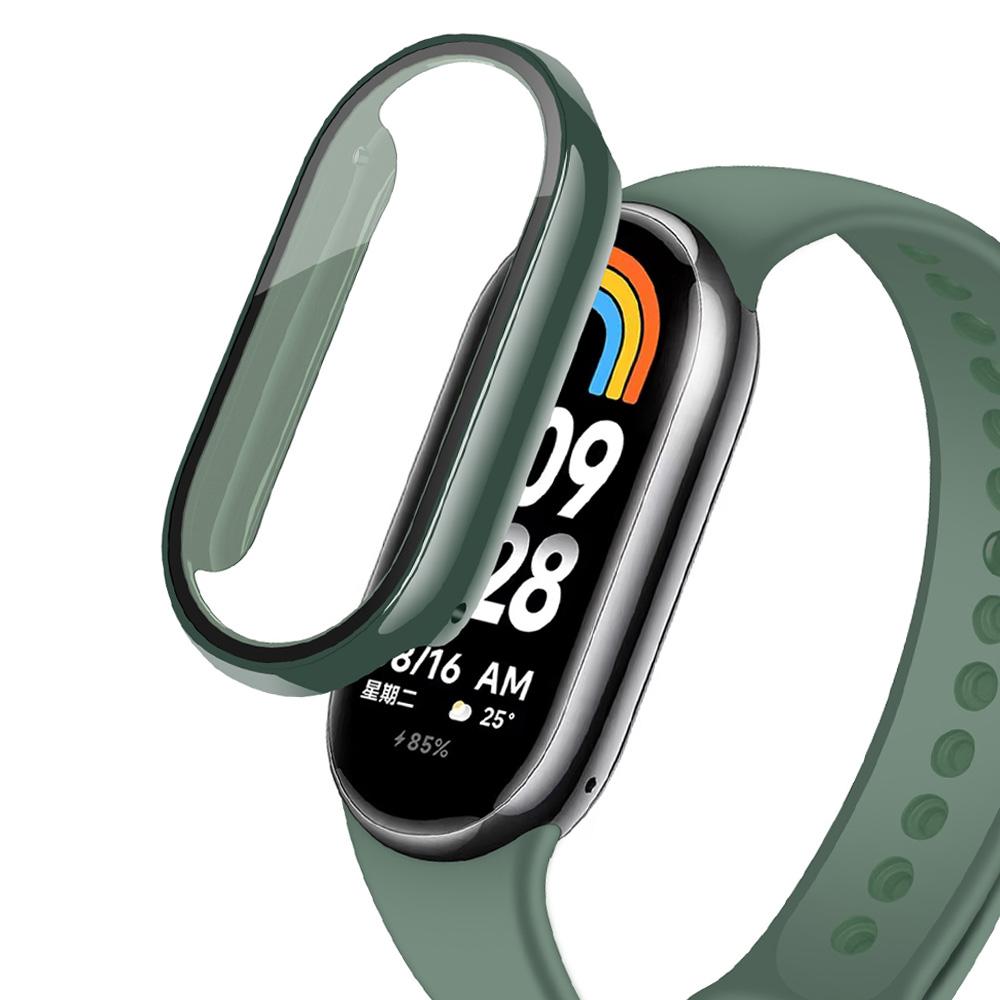 Case cover+glass For Xiaomi Mi Band 8 7 6 Accessories Case+Film Full Coverage Protective Cover Miband 7 6 5 4 3 screen protector