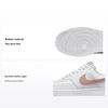 Court Vision Low Moda Versátil Cómodo Caña Baja Zapatillas de Skate para Niños Unisex Zapatilla Blanca Rosa DH8158-102