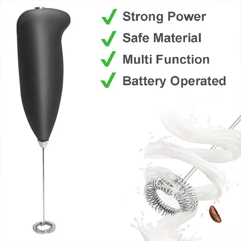 Milchaufschäumer Handmixer Elektrischer Kaffeeschäumer Schneebesen Cappuccino Rührer Mini Tragbare Mixer Home Küche Schneebesen Werkzeug