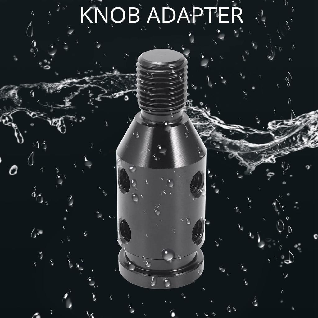 yixue Universal Aluminum Shift Knob Adapter for Screwless Shifter 12X1.25Mm, Car Accessories (Black)