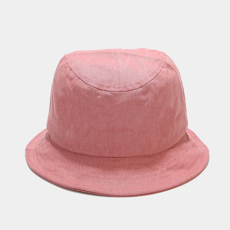 Ins New Hat Summer Washed Cotton Basin Hat Men and Women Retro Old Shop Owner's Own Bucket Hat Can Be Shaped