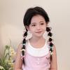 10Pcs Children's Elastic Hair Bands Candy Color Baby Girls Hair Rope Ties Ponytail Holder Rubber Band Hair Accessories Headwear