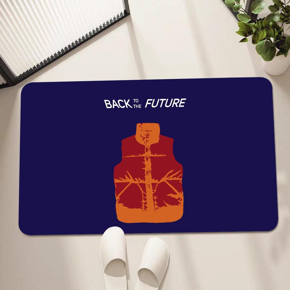 Back To The Future Long Rugs Cheaper Anti-slip Modern Living Room Balcony Printed Bedside Area Rugs