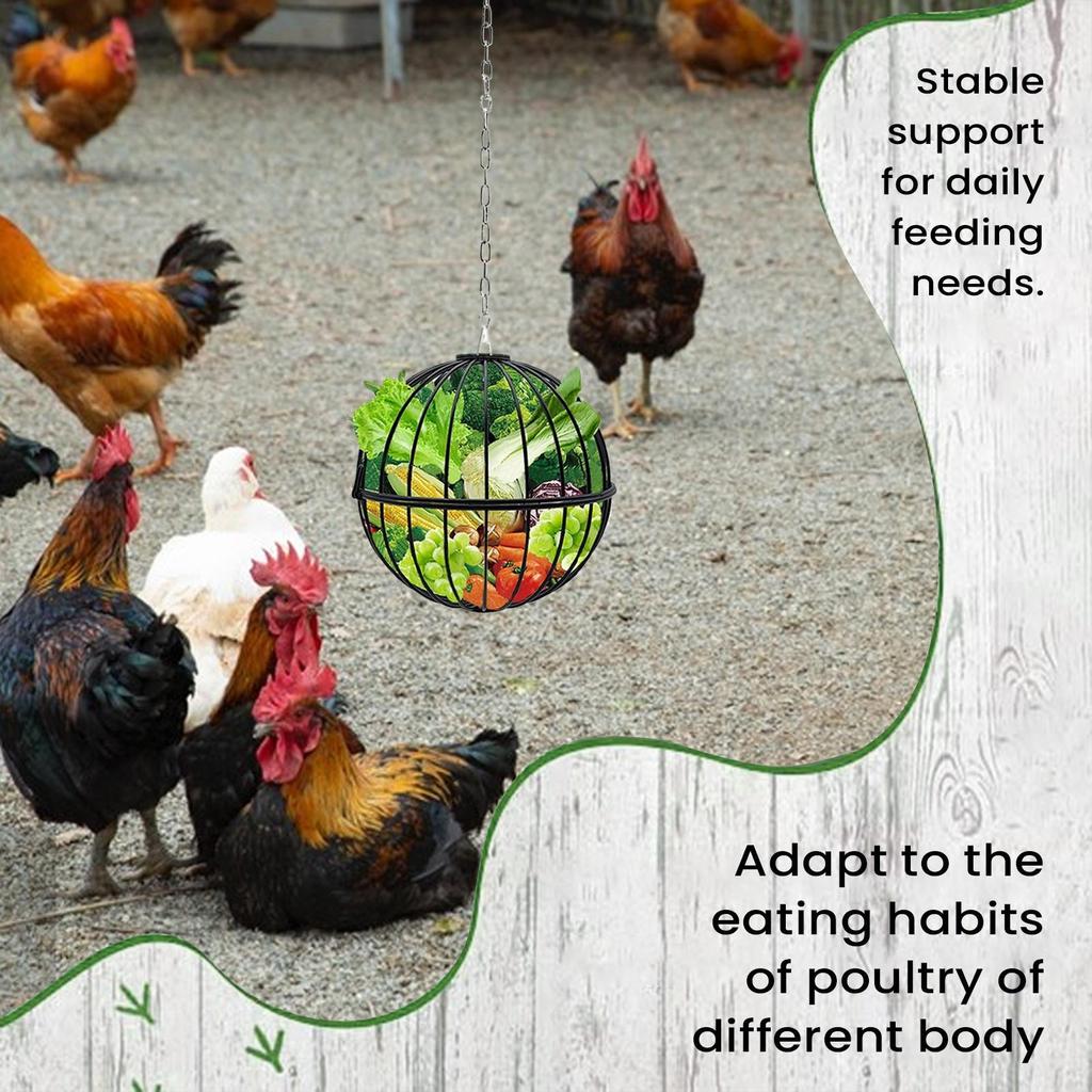 Nastavitelný kovový dávkovač krmiva pro drůbež, závěsný krmítko pro slepice, kurník, klec, venkovní, pro kachny, křepelky, kozy