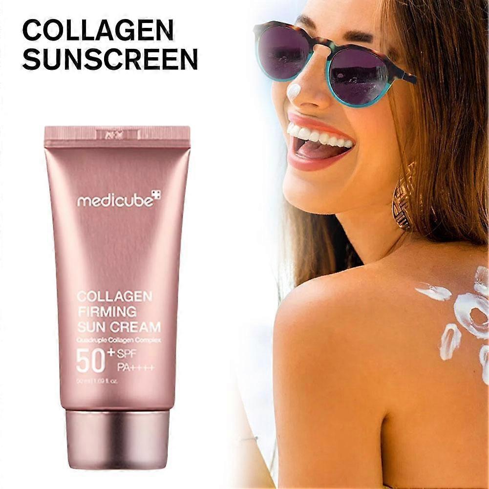 MEDICUBE Collagen Firming Sun Cream 1.69oz / 50ml Renewal SPF50+PA++++