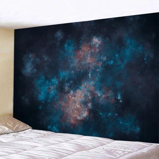 Cer înstelat Galaxy Tapiserie Luna Univers Nebuloasă Spațială Pânză de perete agățată pentru acasă Dormitor Decorare dormitor